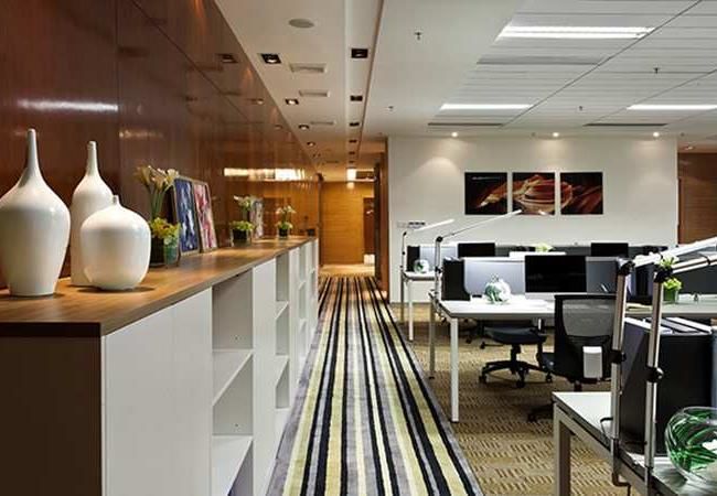 450平商贸公司办公室装修设计实景案例