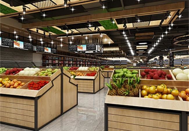 蜀山区生活超市设计图|合肥超市装修