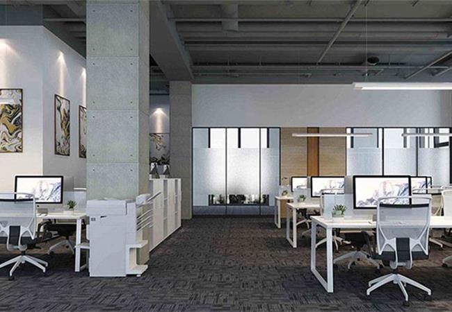 采用简易风格的合肥办公室装修_更加实用、通透